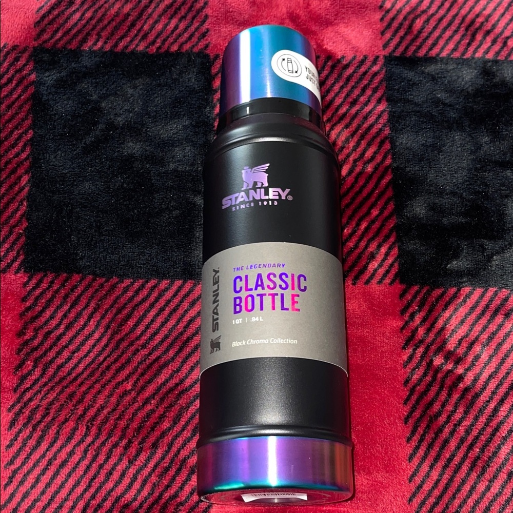 !!SOLD!! Stanley Black and Purple Insulated Bottle